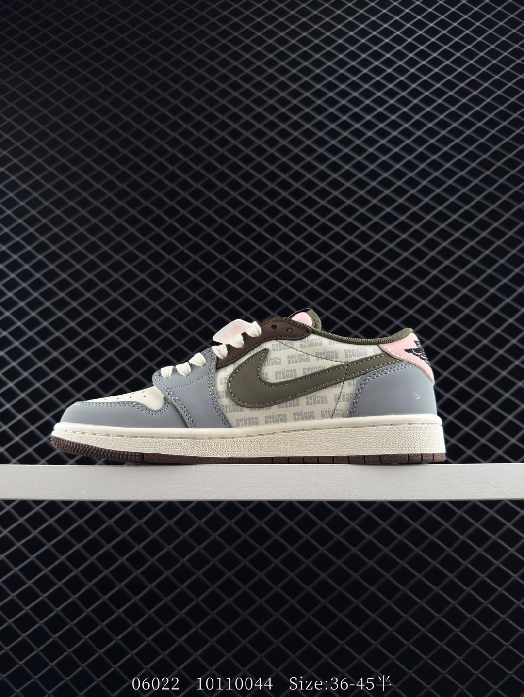 fragment design x Travis Scott x Nike Air Jordan 1 Low OG SP”Black/Green Toe“